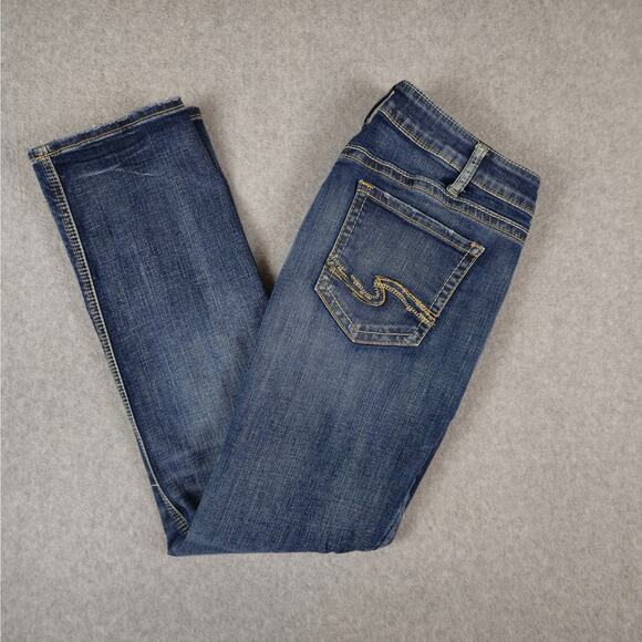 Silver Jeans Womens Size 32x30 Suki Straight - Picture 1 of 16